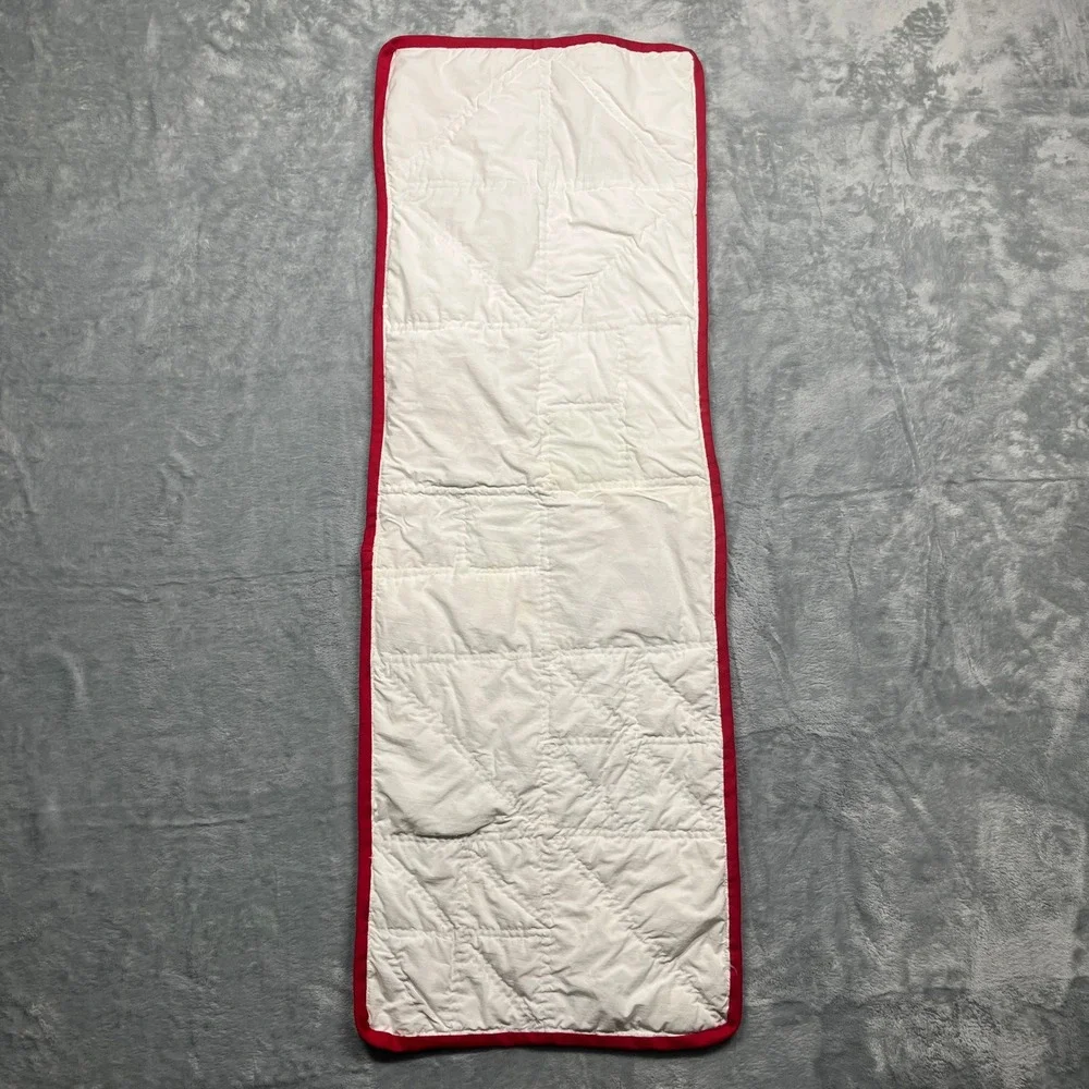 Handmade Christmas Table Runner 34x12 Multicolor Patchwork Quilted
